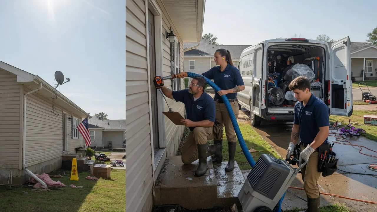 Ceiling Water Damage Restoration in Oak Hill, OH near me